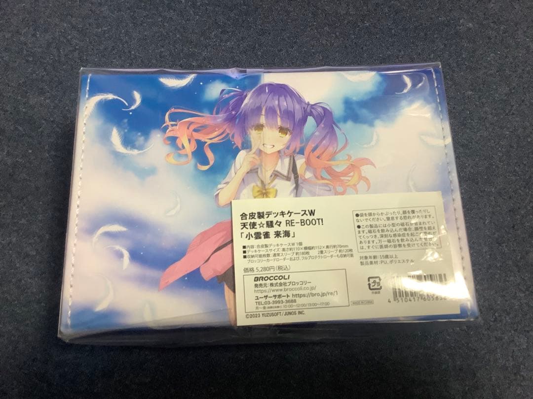 【分売不可】小雲雀来海 スリーブ＆デッキケースセット 天使⭐︎騒々RE-BOOT