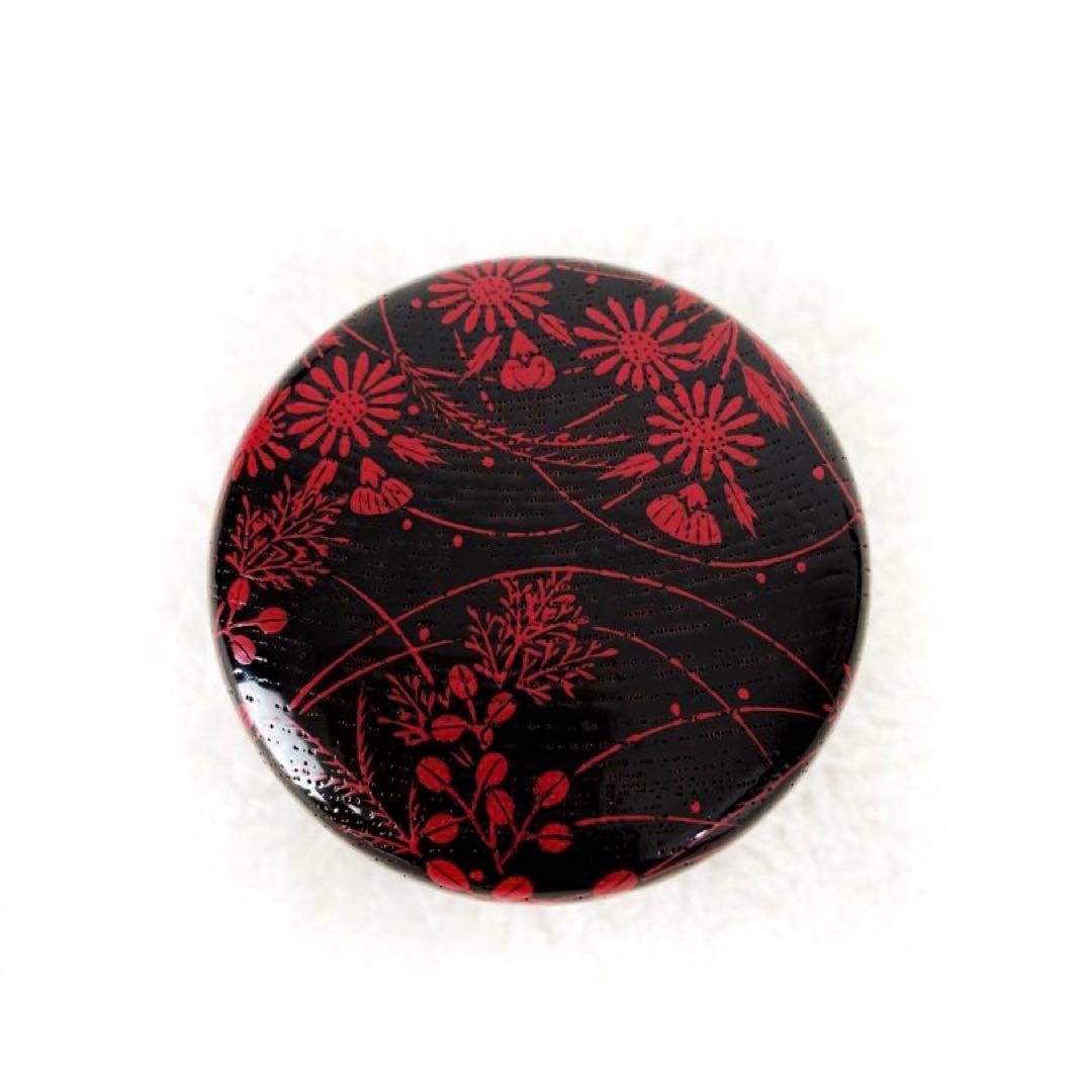 茶道具】白粉解香合 秋野絵 中村宗悦 香合