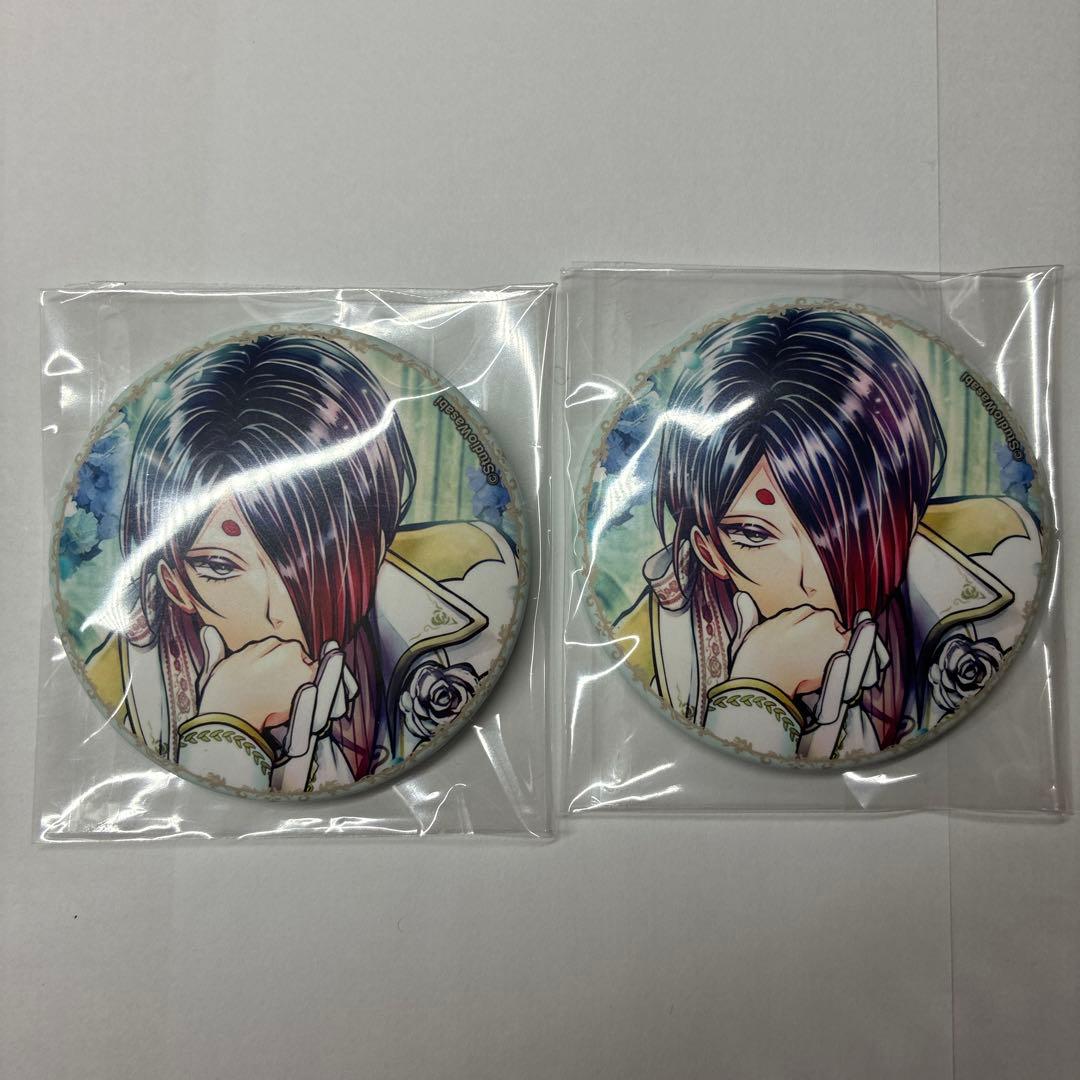 あくねこ ユーハン 缶バッジ2点セット - メルカリ