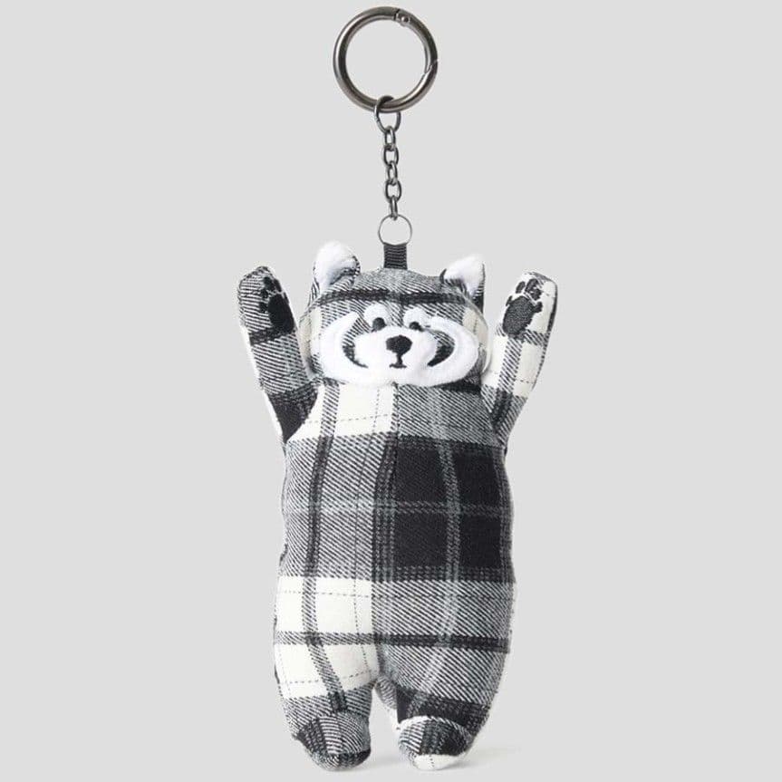 イカク】グラニフ graniph ぬいぐるみ マスコット チェックチャーム