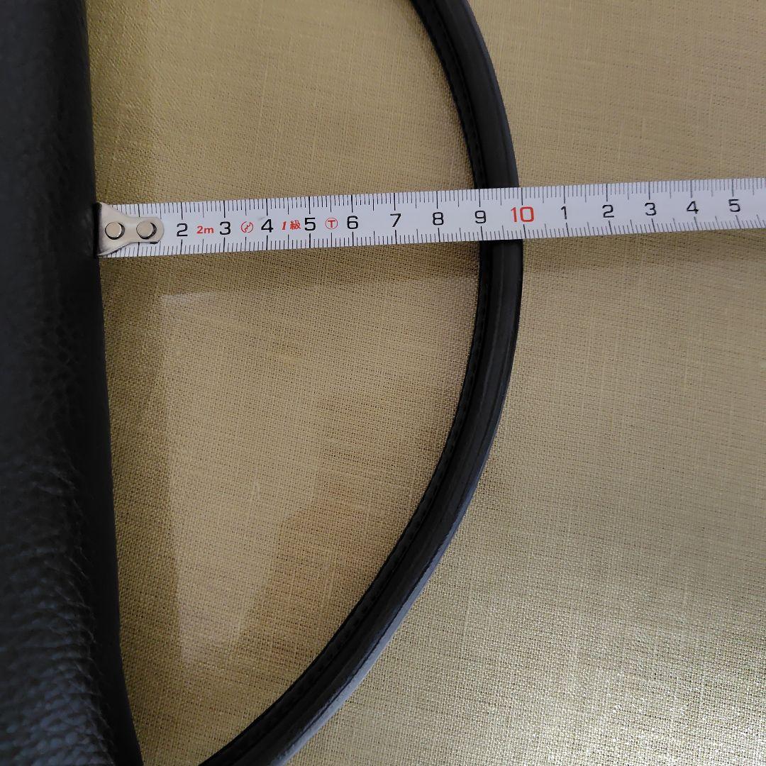 【美品】 ヒロフ HIROFU ハンドバッグ ペルーシェ　シボ革　濃紺　冠婚葬祭