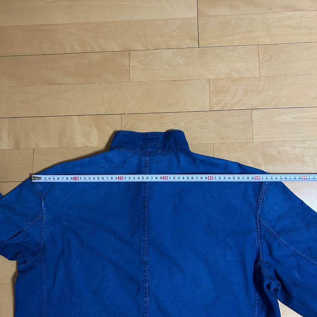french vintage china jacket インディゴ ブルー