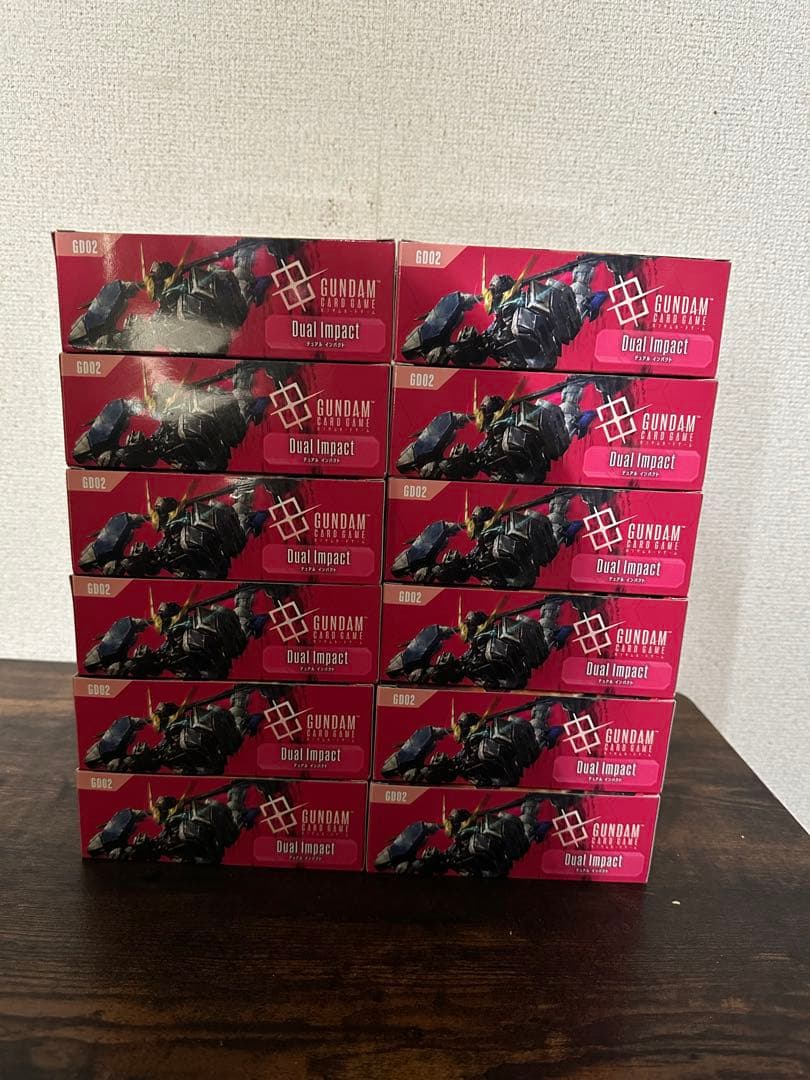 デュアルインパクト 12ボックス(テープ付き)ガンダムカードゲーム　1カートン分 デュアルインパクト 12ボックス(テープ付き)ガンダムカードゲーム 1