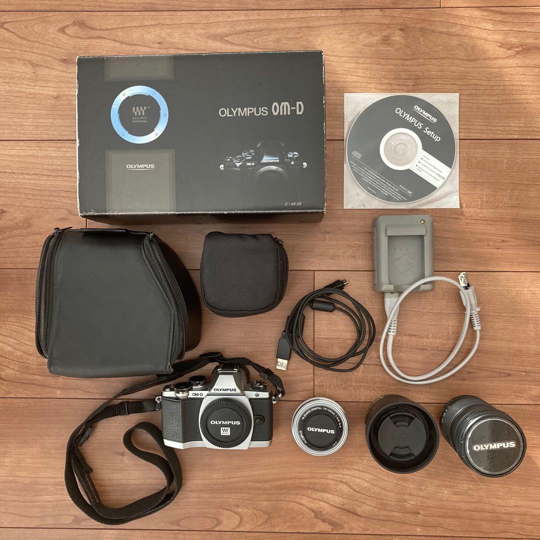 Olympus OM-D ミラーレス一眼 本体+レンズ2本