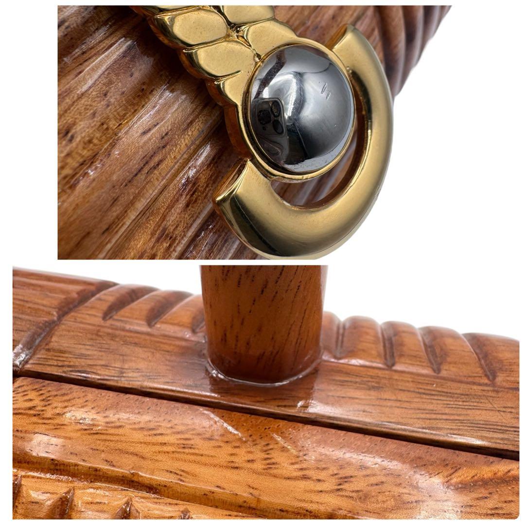 TIMMY WOODS ウッドバッグ バレルシェイプ 木製 保存袋 カード付