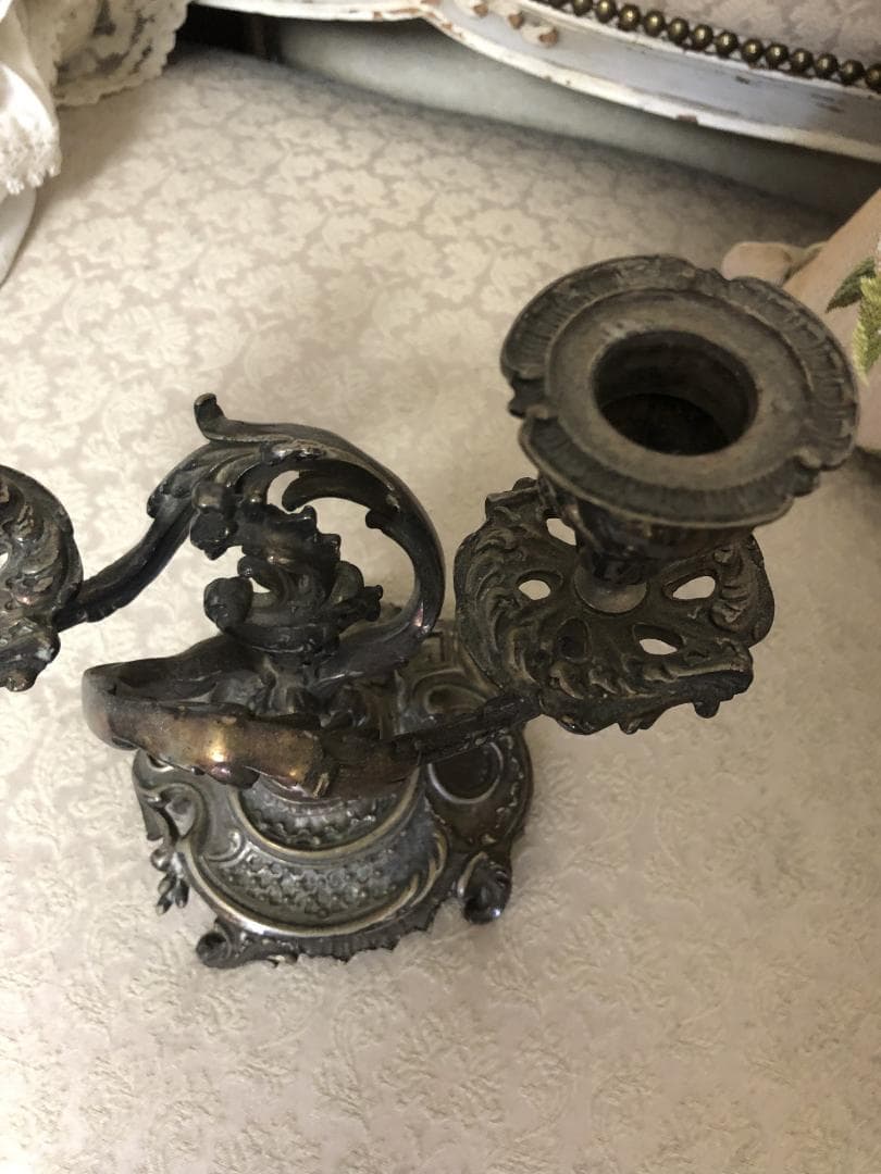 フランスアンティーク キャンドルスタンド