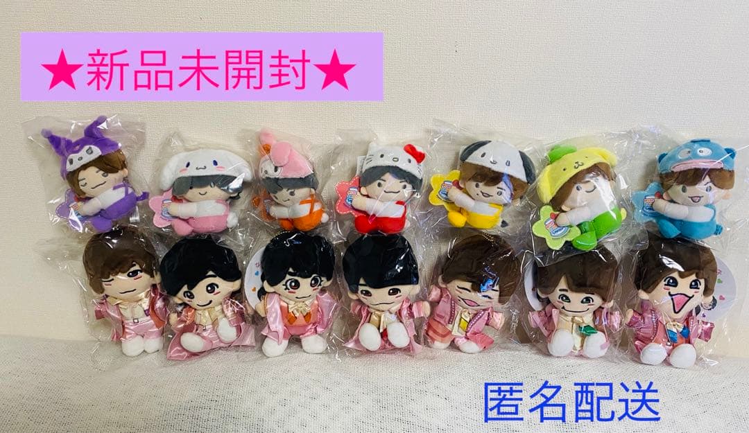 なにわ男子ちびぬいクリップマスコット