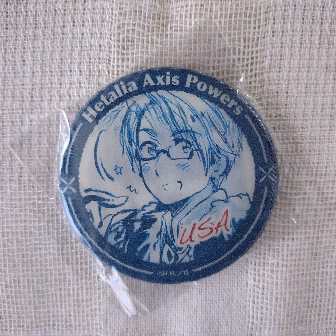 ヘタリア　アメリカ　チェンジング缶バッジ　しちへんげだよっ！　七変化　アニメガ ヘタリア アメリカ トレーディングチェンジング缶バッジ 「しちへんげ