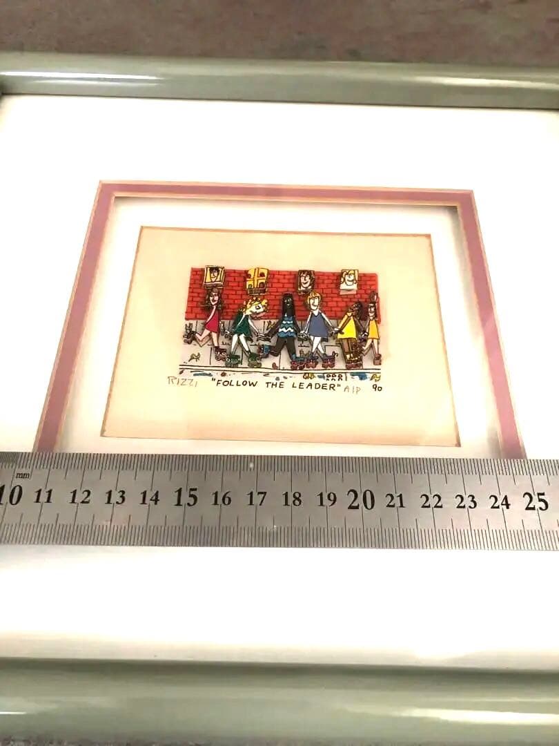 ジェームスリジィ 3D 希少 特別額装入り FDLLOW THE LEADER