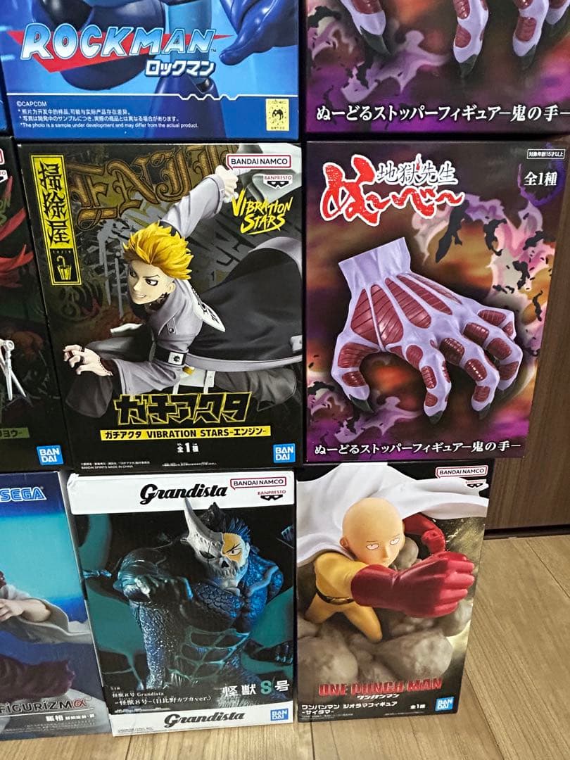 プライズフィギュアまとめ売り ガチアクタ ダンダダン 呪術廻戦 遊戯王