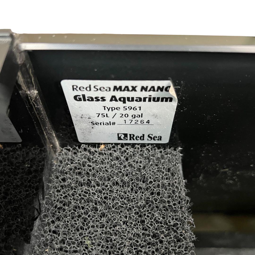 高級・在庫残り1点】 Red Sea MAX NANO 75L 背面ろ過水槽 RedSea MAX NANO