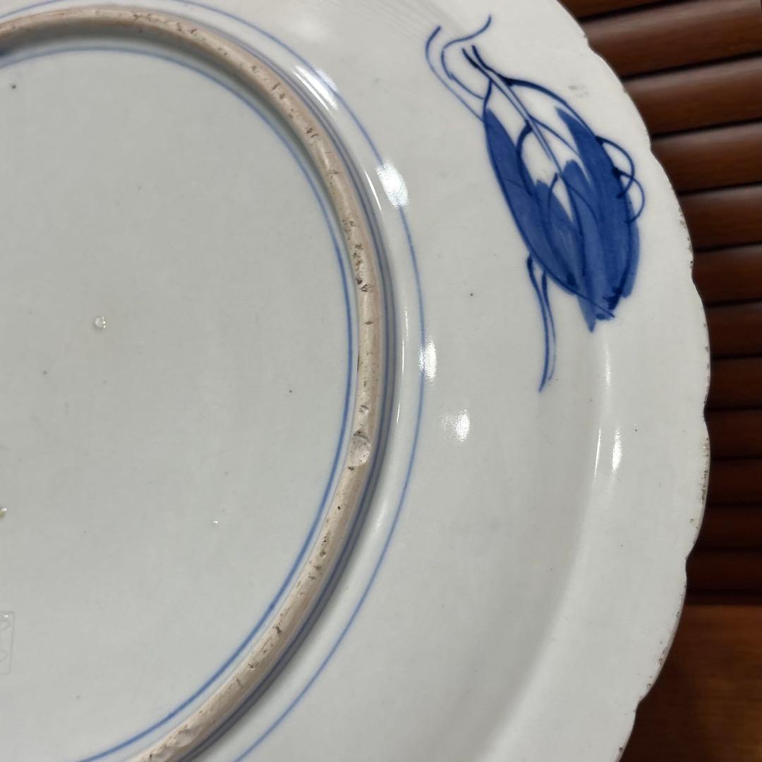 江戸時代◎古伊万里 赤絵 大皿 正月 御節 おもてなし