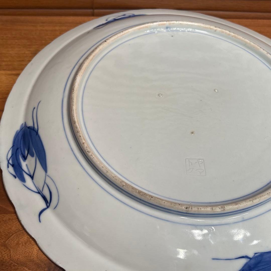 江戸時代◎古伊万里 赤絵 大皿 正月 御節 おもてなし