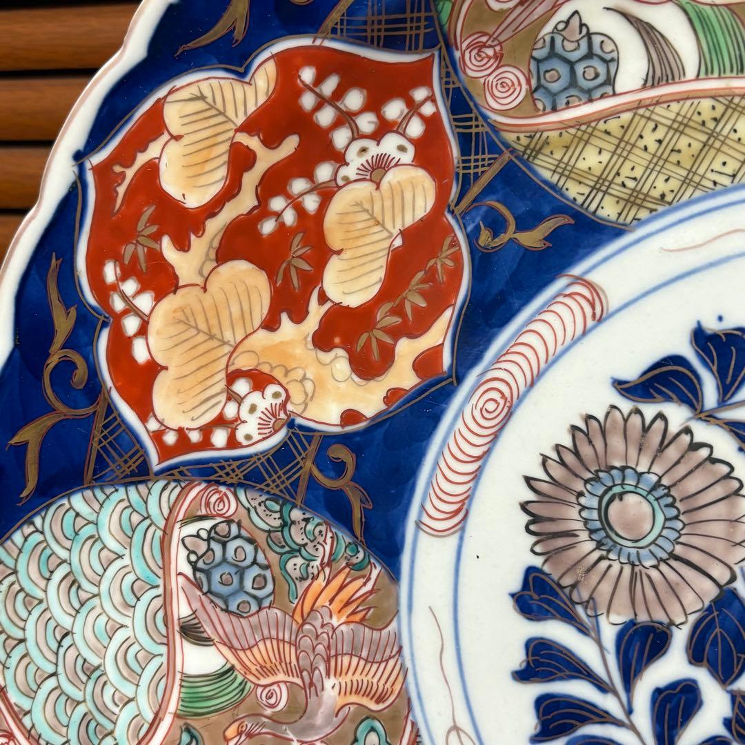 江戸時代◎古伊万里 赤絵 大皿 正月 御節 おもてなし