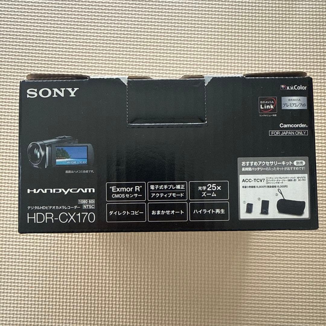 (動作確認済)SONY HDR-CX170 ビデオカメラ 本体