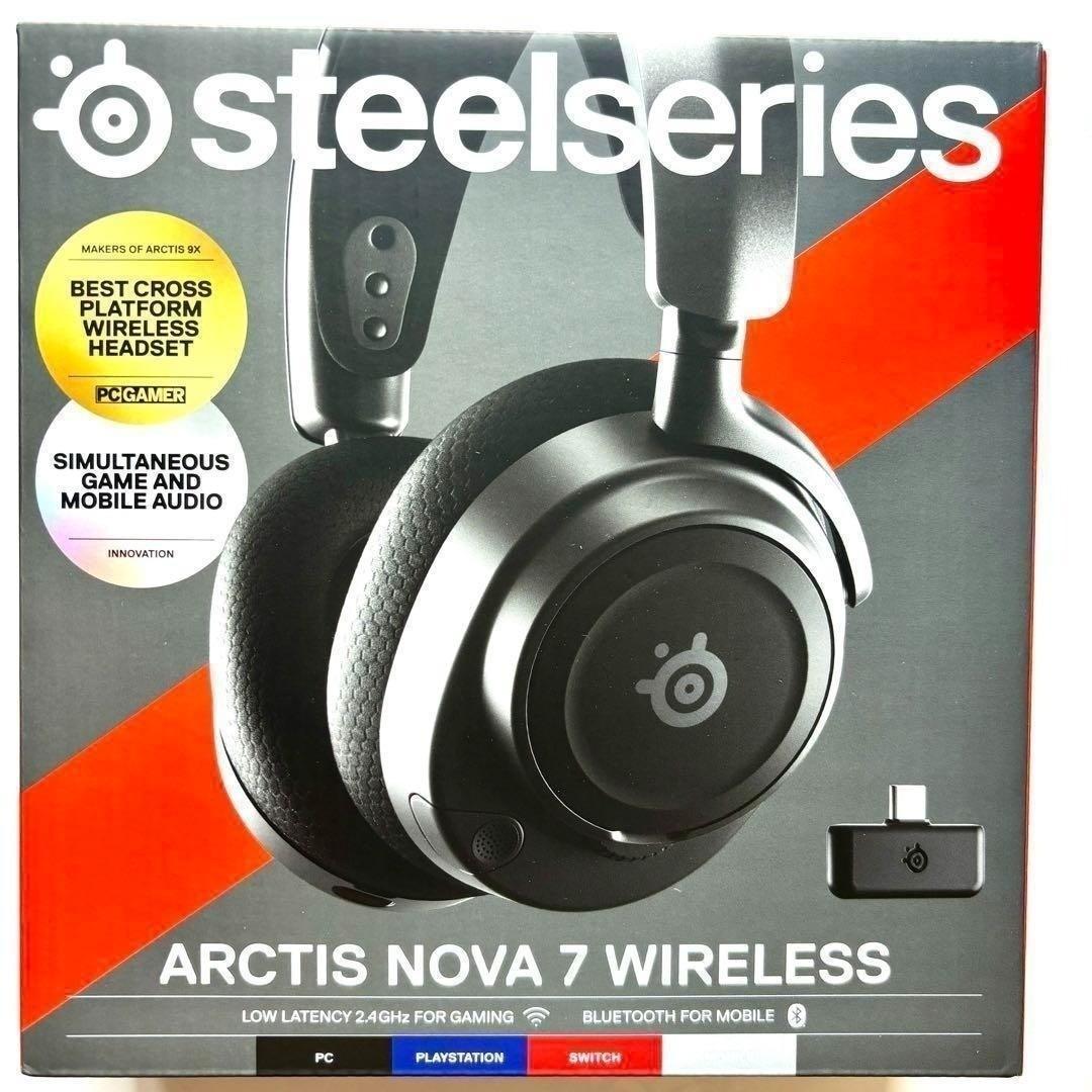 値下げ【新品未使用】SteelSeries /ワイヤレスヘッドセット/61553 Amazon.co.jp: 【限定壁紙付き】SteelSeries ゲーミングヘッドホン