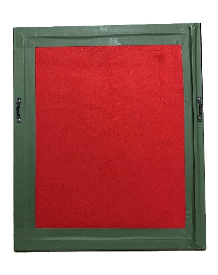 【 棟方志功板画（印刷）】　瞞着川板画柵　額装