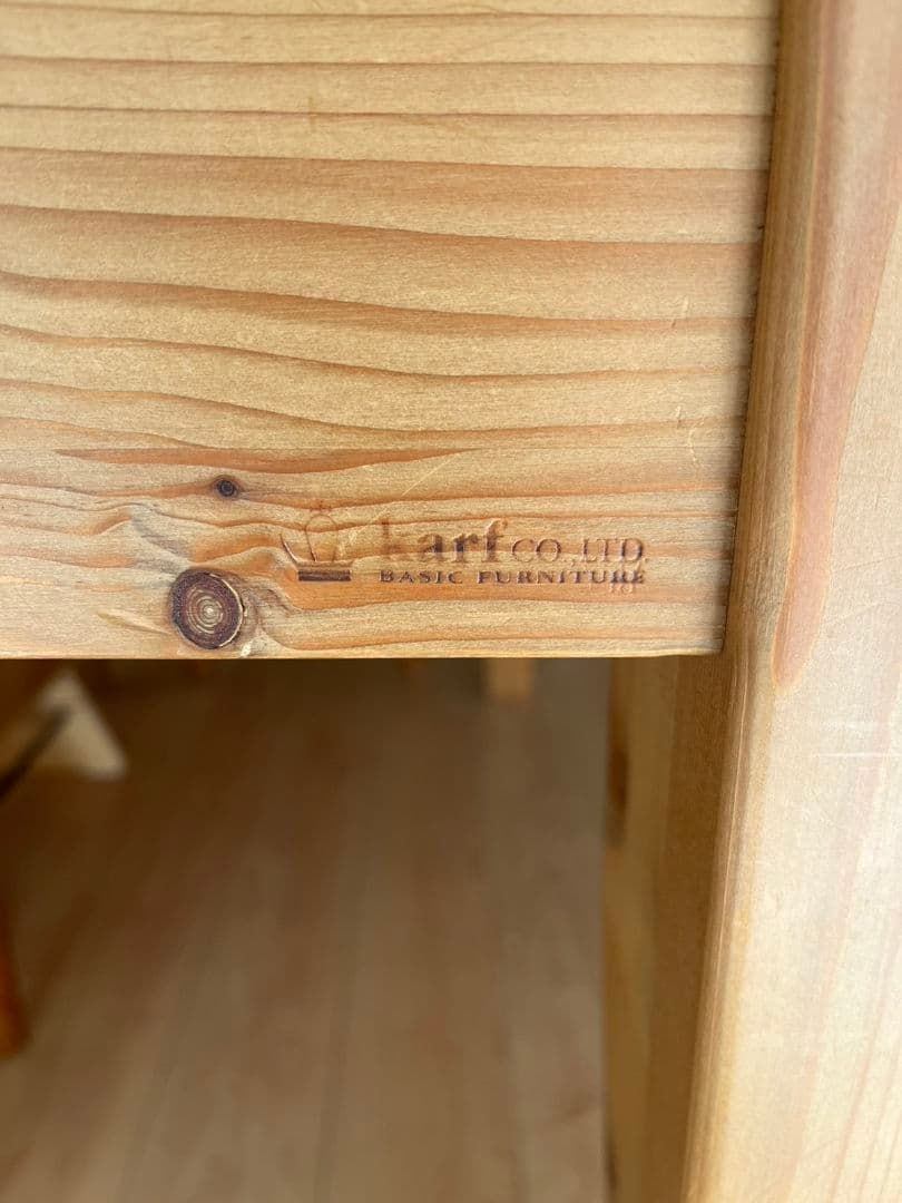 ♪大幅値下げ中♪【karf 北欧ヴィンテージ調】ダイニングテーブル