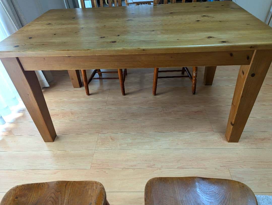 ♪大幅値下げ中♪【karf 北欧ヴィンテージ調】ダイニングテーブル