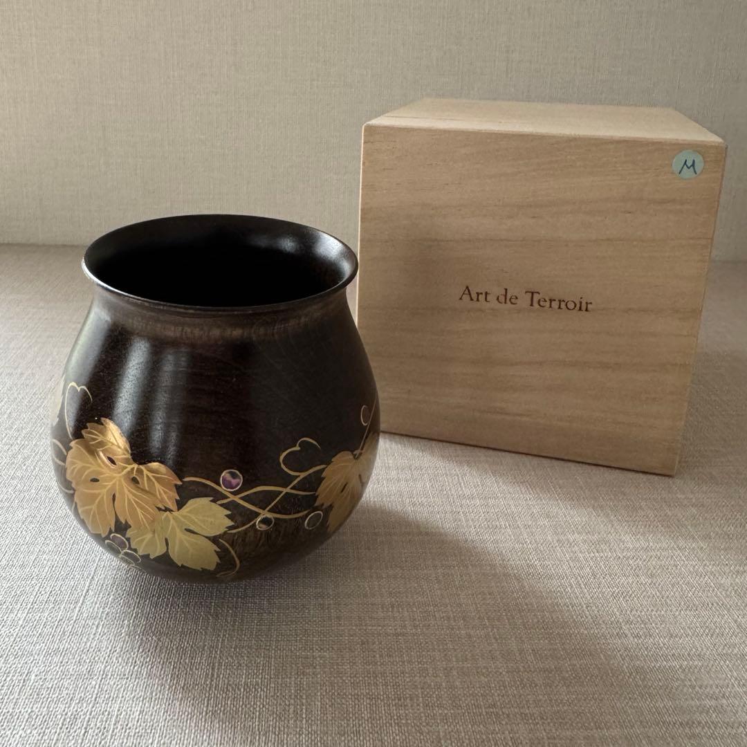 未使用【定価46200円】アールドテロワール 「蒔絵 MAKI-E」ワイン用漆器