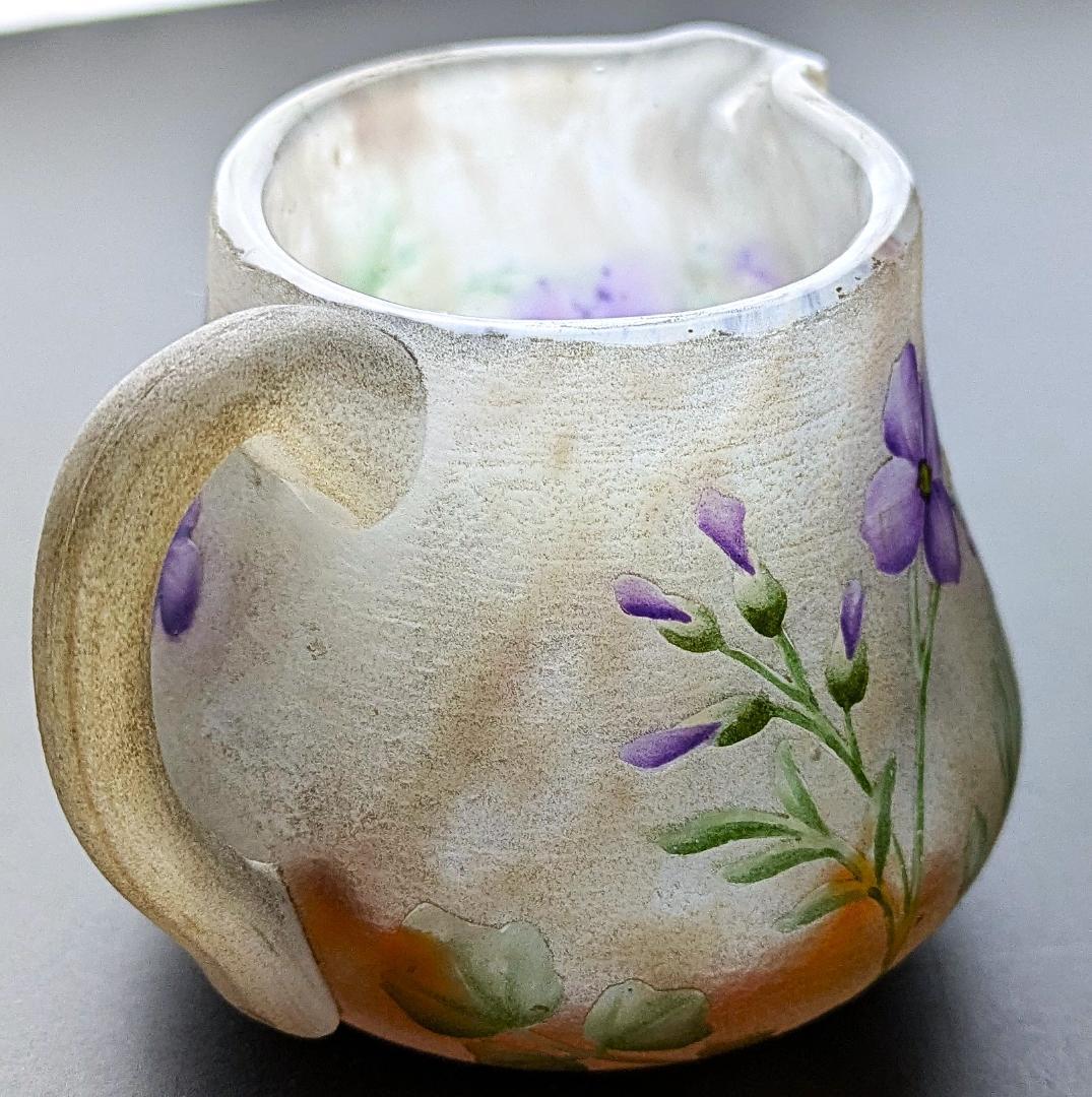 ドーム・ナンシー 夜明けの菫の情景 ミニチュア水差 超絶技巧 ジブレ