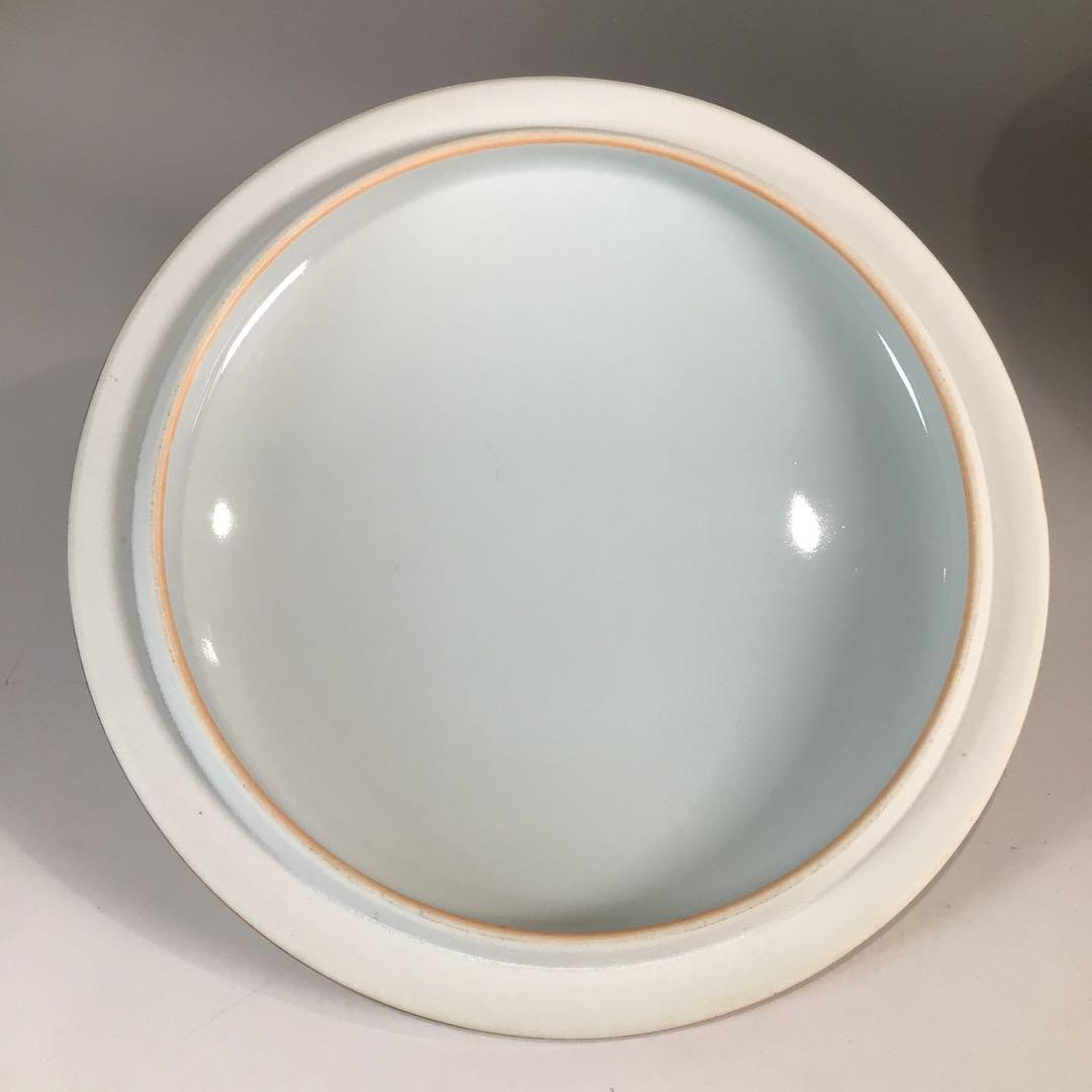 P143 水指 『寺田嘉扇造』『白金彩秋模様』『平水指』 共箱 茶道具