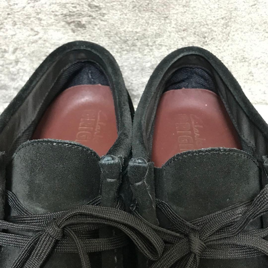 【美品】クラークス ワラビーブーツ 黒 GTX ゴアテックス vibramソール