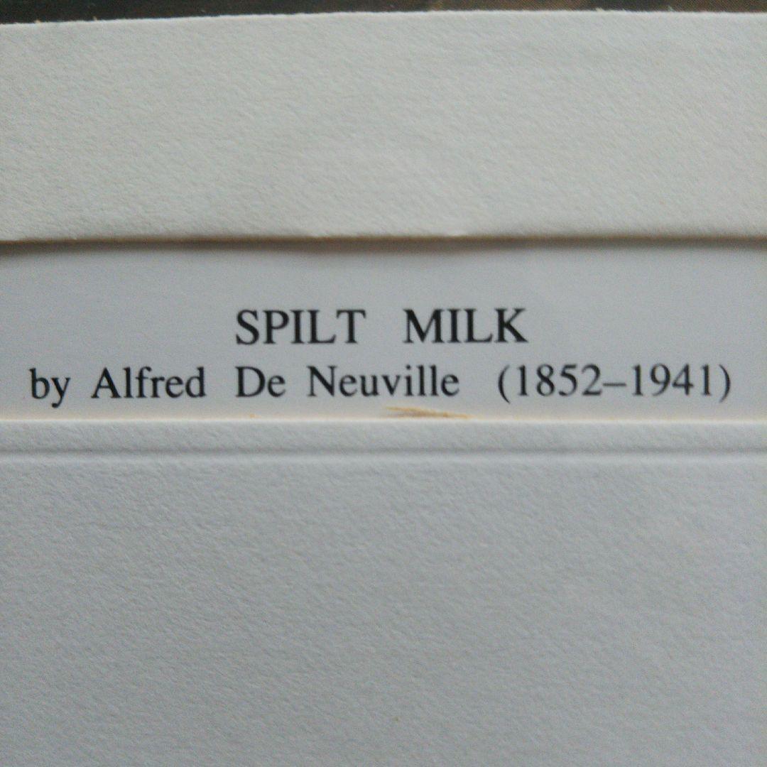 アルフレッド 絵画 猫 SPILT MILK ※値段交渉可能※