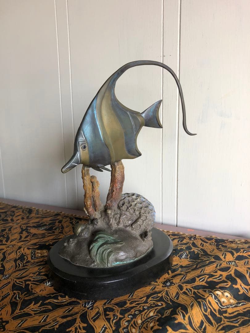rip caswell ブロンズ　置物　オブジェ　MADE IN USA 魚