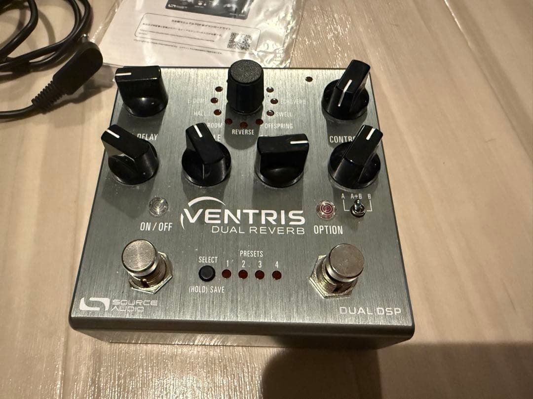 ギター source audio ventris dual reverb