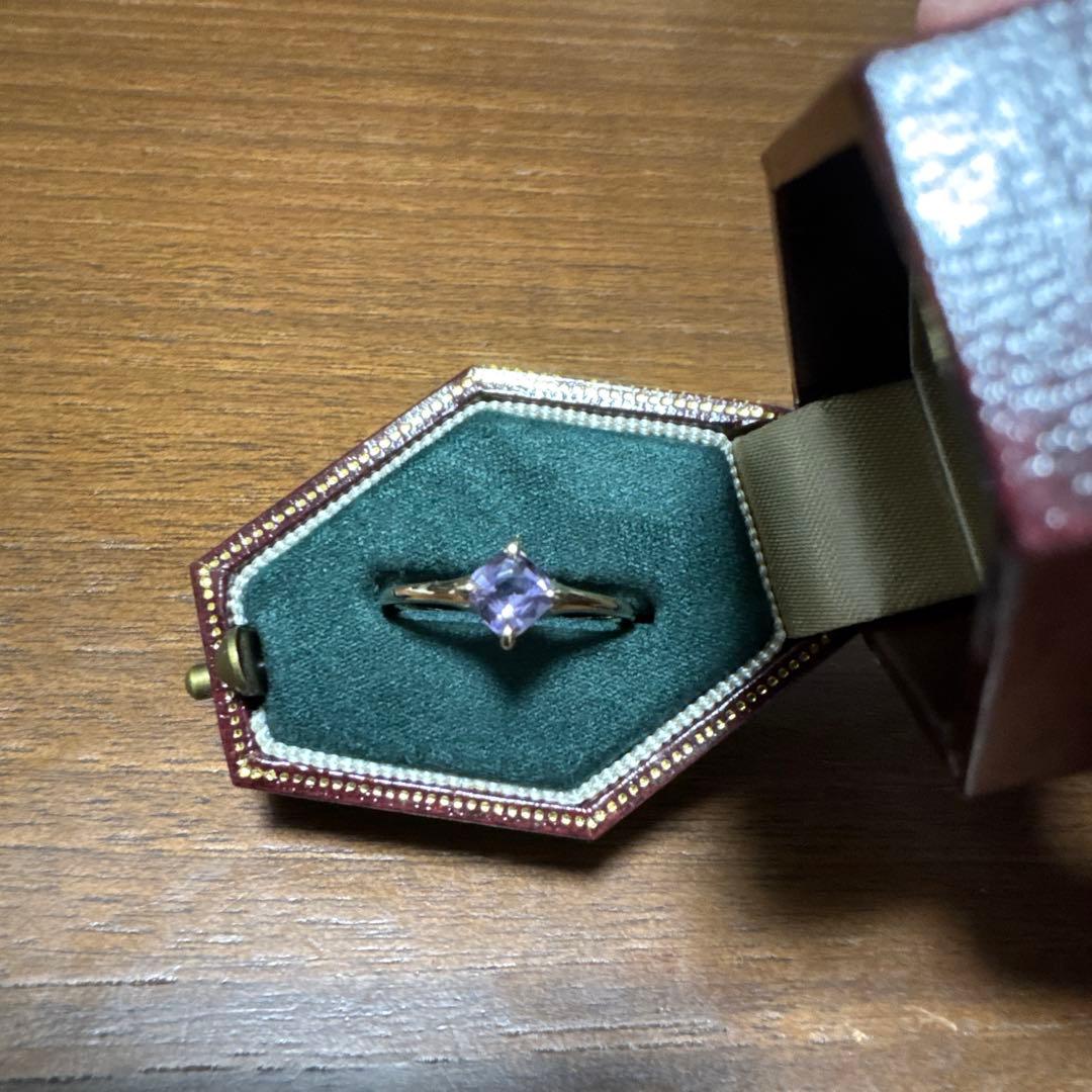 パーセルジュエリー　リーベルトラッド リング ラベンダースピネル 13号