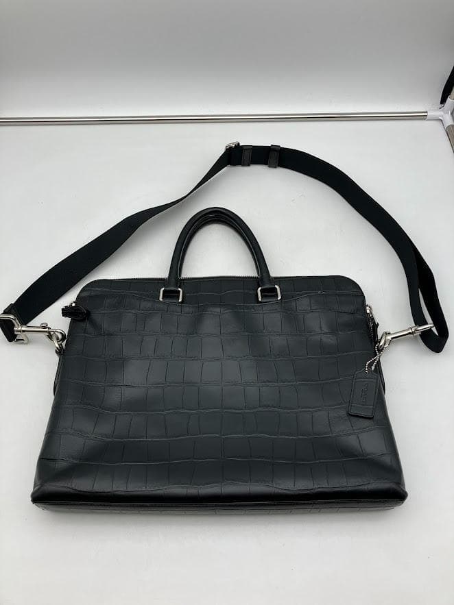 COACH ビジネスバック　レザー　ブラック　2Way