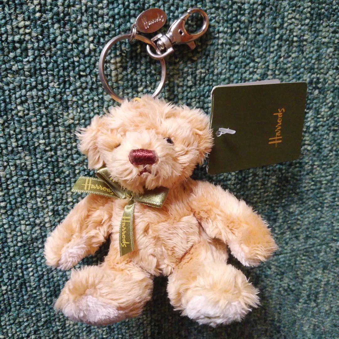 Harrods ハロッズ テディベア キーホルダー - メルカリ