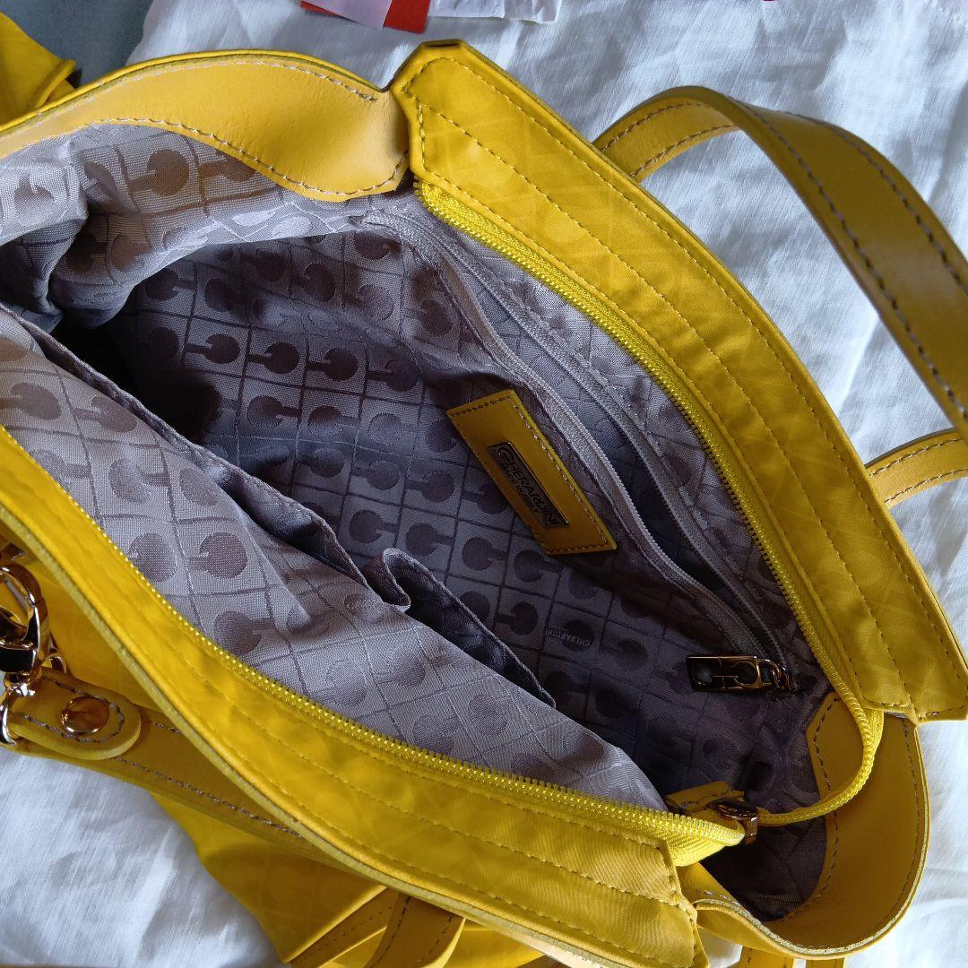 ゲラルディーニ　イエロー　ショルダーバッグ、エコバッグ、財布　3点セット