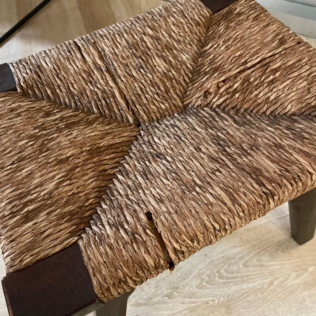 松本民芸　514ラッシスツール　シャルロットペリアン