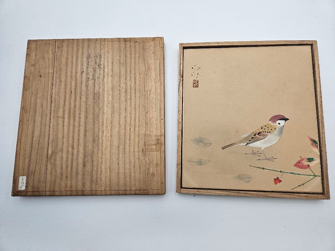 山田規代　花鳥絵５点　日展で活躍する画家　日本絵