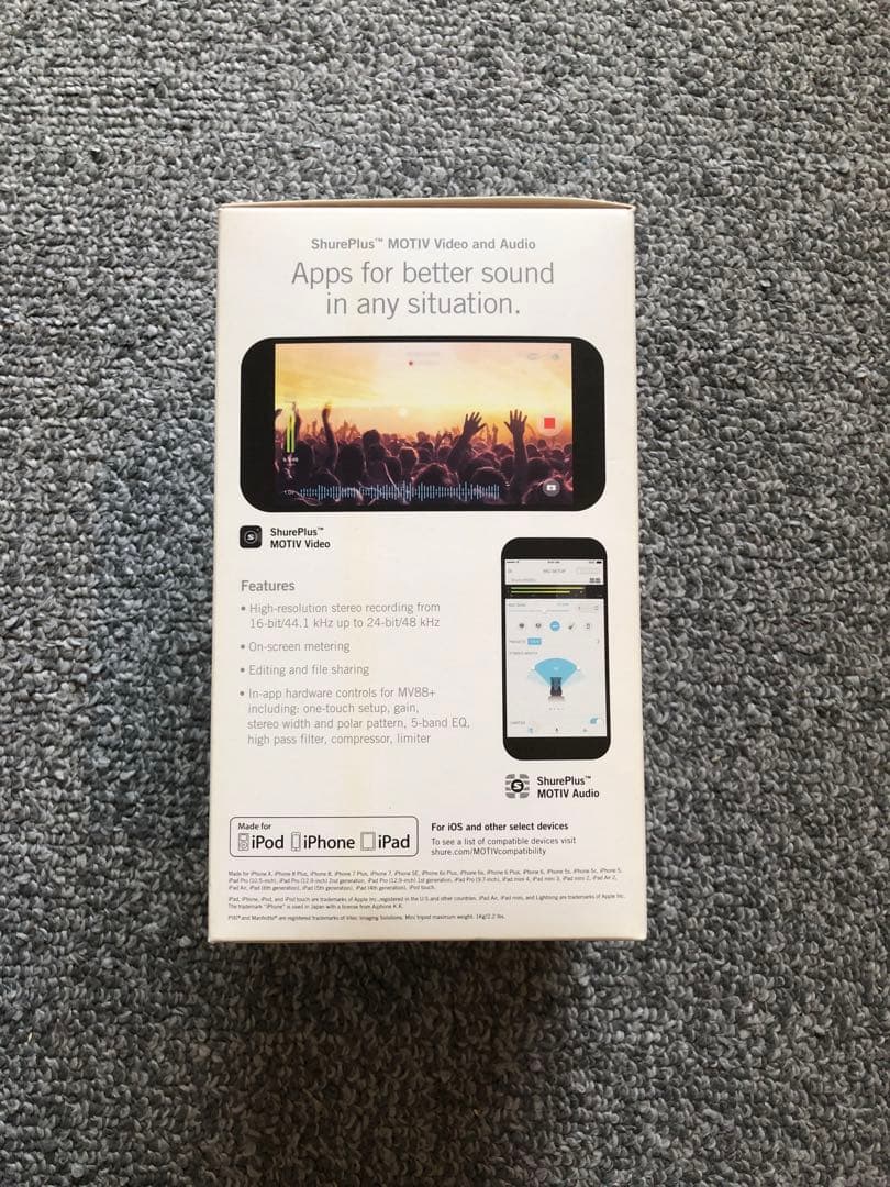 SHURE MV88+Video Kit 撮影キット