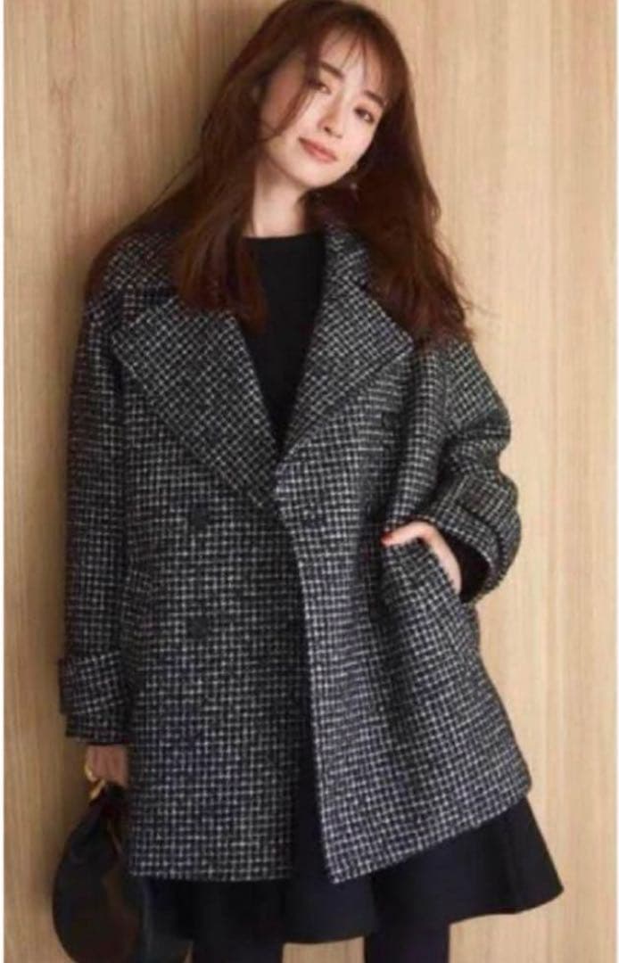 アプワイザーリッシェ ダブルボタン ピーコート Pコート