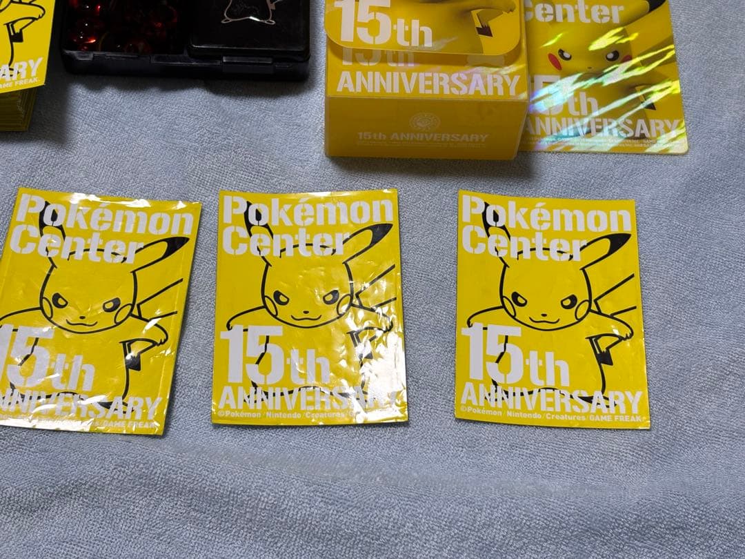 ワ*)様 ピカチュウ ポケモンセンター 15周年 カードプレミアムセット サプラ