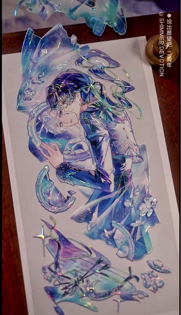 【9413】海外　マステ　3/5/巻　貝殻光マスキングテープ　人物系