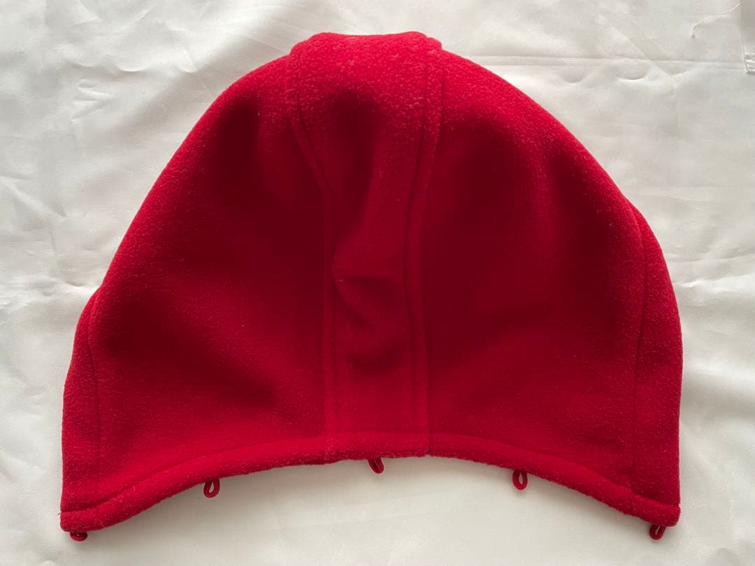 ミキハウス　アウター　フリースダッフルコート　80cm 赤色