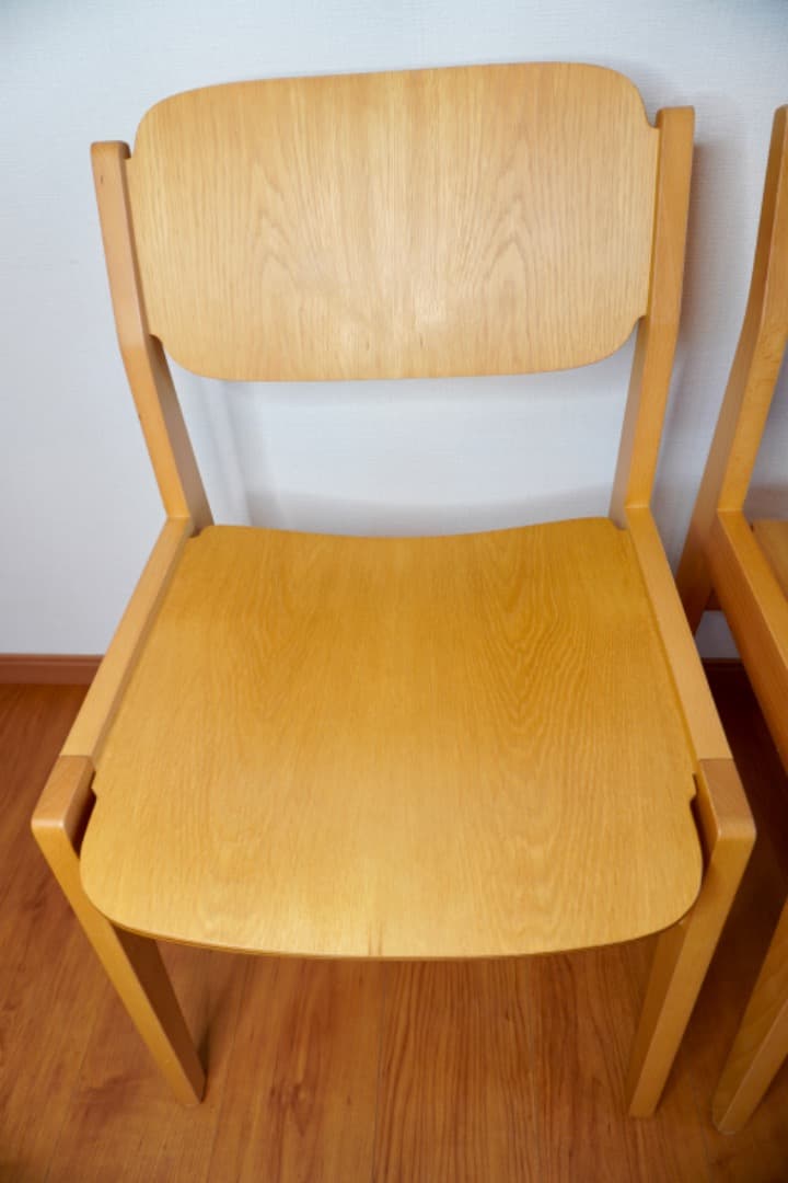 天童木工 水之江忠臣 3点セット ダイニングテーブル + チェア 2脚