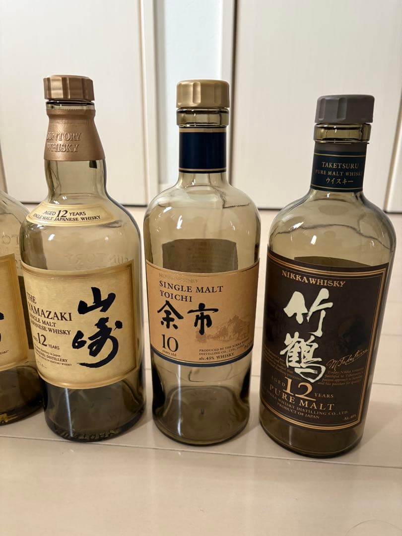 山崎 白州 竹鶴 ウィスキー 8本セット