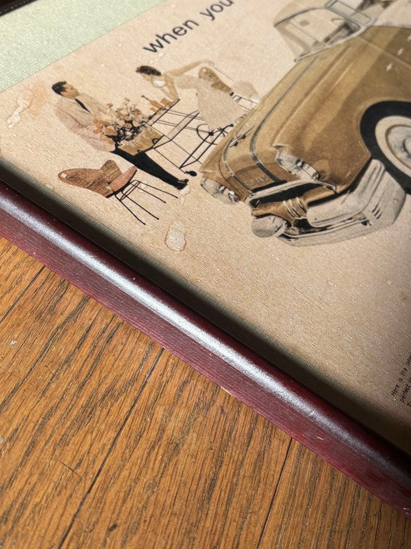 アメリカンビンテージ50's！クラシックカーポスター広告！