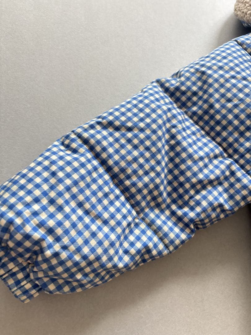 tinycottons VICHY PADDED OVERALL　4y