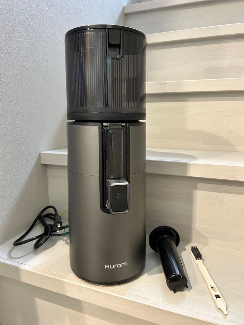 HUROM H400 スロージューサー☆HUROM スロージューサー ミキサー H400