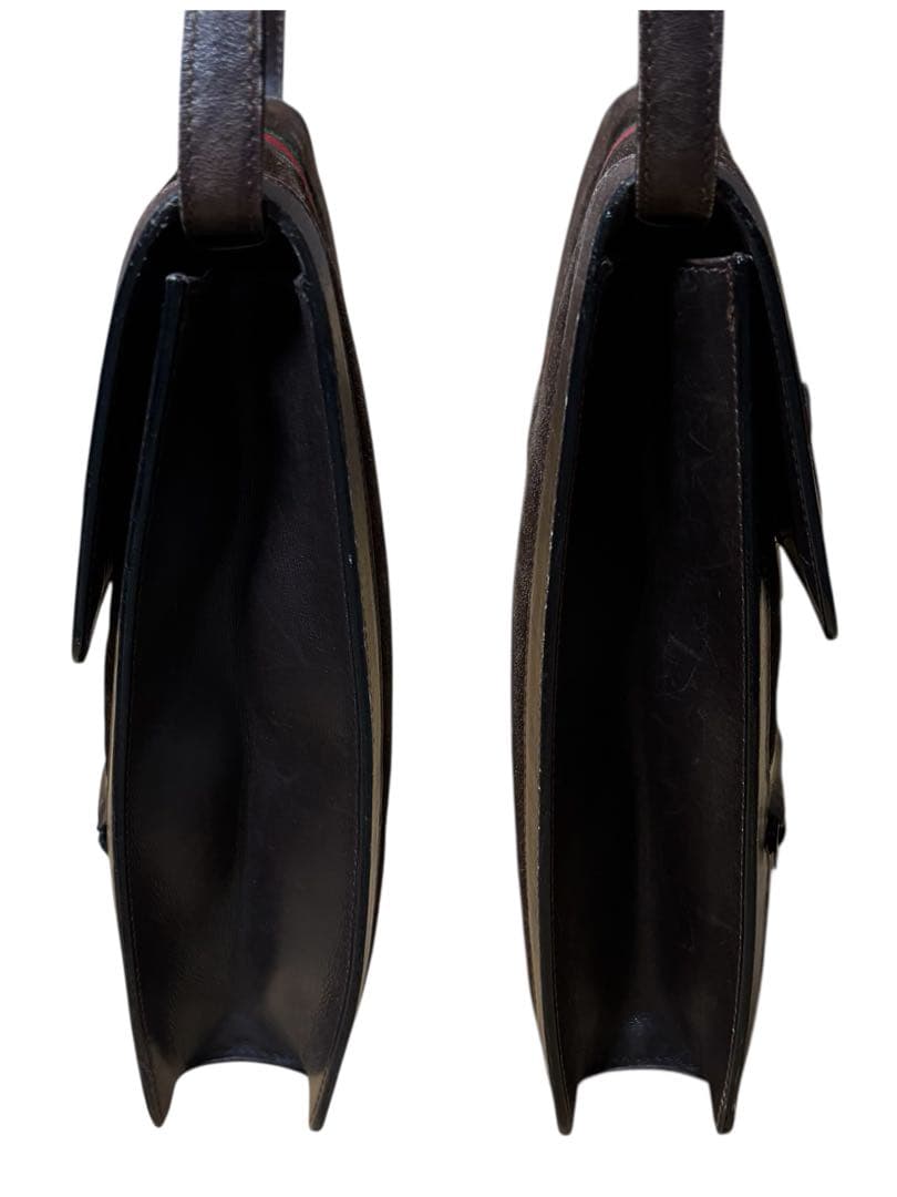 GUCCI グッチ シェリーライン ショルダーバック サコッシュ 金具 大容量