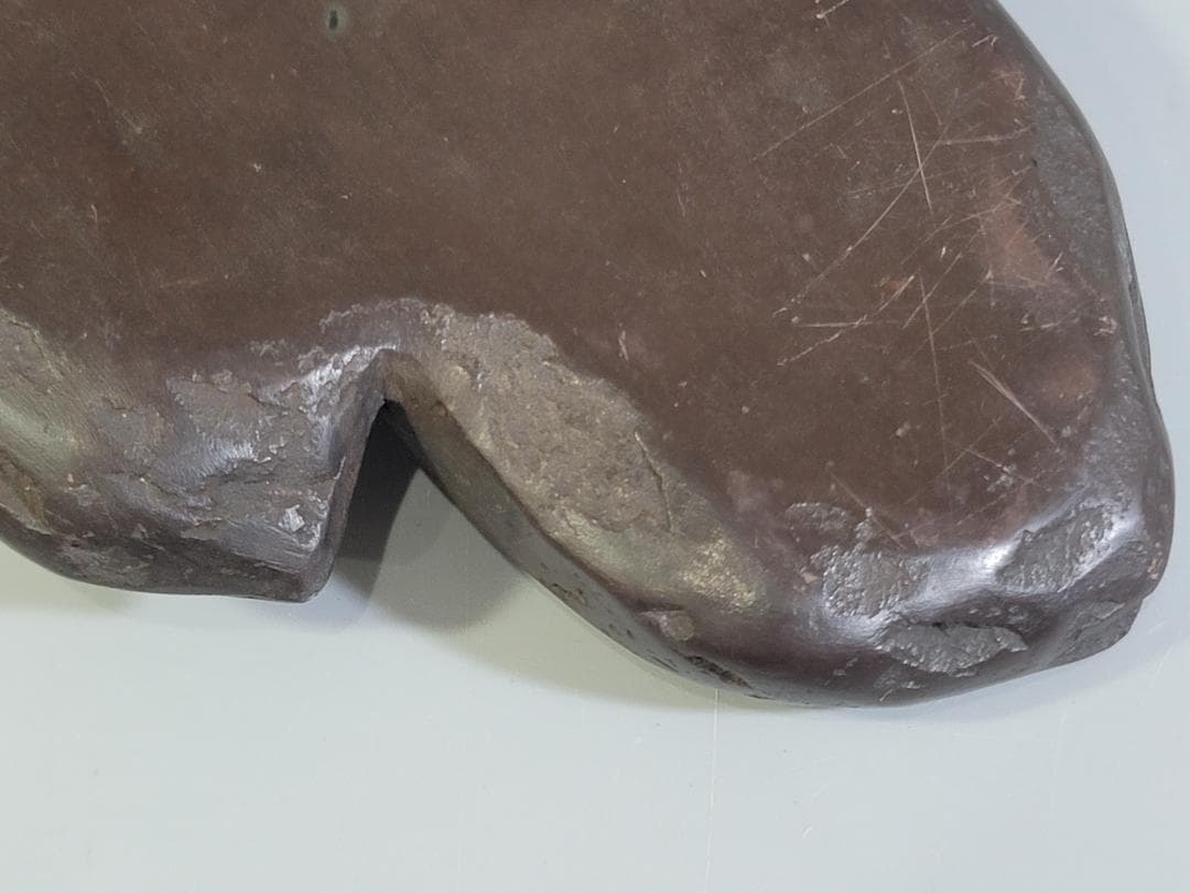 DT581 古い 硯 瓜 蓮形 二件 まとめて