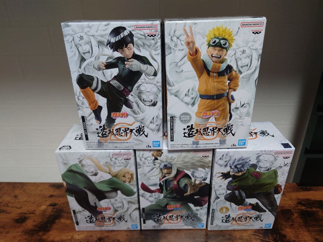ナルト疾風伝 造形忍界大戦 5種 コンプリートセット