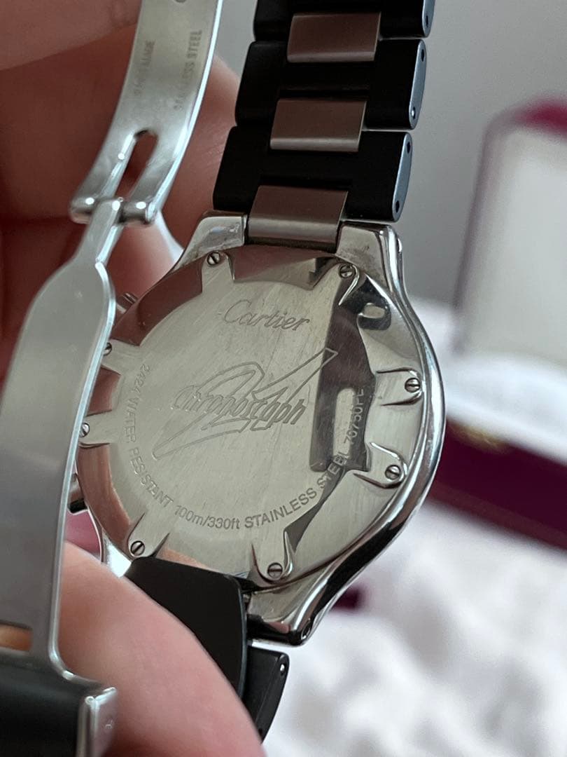 カルティエ ＣＡＲＴＩＥＲ 腕時計 マスト２１ クロノスカフ クォーツ メンズ